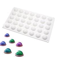 35 Little Balls Silicone Cake Fondant Mold Chocolate Cookies Mold Baking Pan Tray