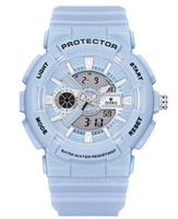Astro Kids J9302 Movement Watch, Analog-Digital Display and Polyurethane Strap - A23818-PPLL, Light Blue