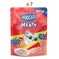 Moochie Cat Food Tuna & Kanikama Recipe In Jelly Pouch 70G (Pack Of 7)