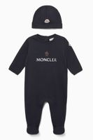 Logo Print Romper & Hat Gift Set - thumbnail