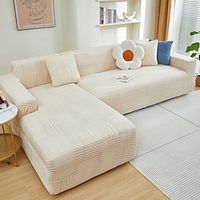 Elastic Jacquard Fabric Sofa Cover Stretch Couch Cover Sectional L Shape Sofa Slipcover Corner Case for Living Room 1234 Seat Lightinthebox - thumbnail
