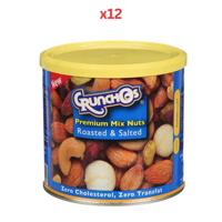 Crunchos Premium Mix Nuts 200G Can Pack Of 12