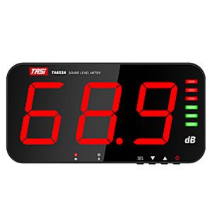 TASI TA653A Digital Sound Level Meter Large Screen Display Noise dB Meter Wall Hanging Type alarm Hospital Restaurant Bar School miniinthebox
