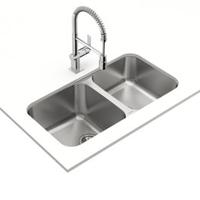 TEKA BE 2B 845 Undermount Stainless Steel Sink 90 CM