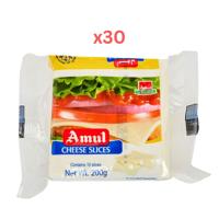Amul Cheese Slice 200G Pack of 30