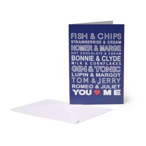 Legami Large Greeting Card - You and Me (11.5 x 17 cm)