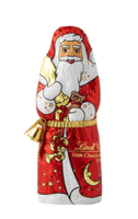 Lindt Milk Santa Chocolate 125g