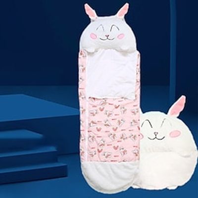 Little White Rabbit Cotton Sleeping Bag, Four Seasons Universal Portable Outdoor Camping Sleeping Bag, Kindergarten Elementary School Student Lunch Rest Sleeping Bag Lightinthebox