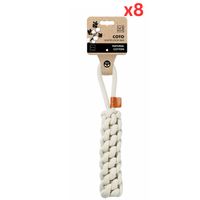 M-PETS Coto White Loop Bar Large Eco Friendly Dog Toy (Pack of 8) M-PETS Coto White Loop Bar Large Eco Friendly Dog Toy (Pack of 8)