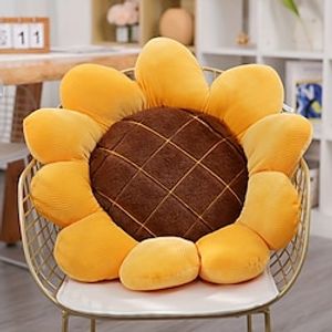 1pc Sunflower Pillow Living Room Sofa Decoration Cushion Bed Headrest Seat Cushion Plush Tatami Bay Window Pillow Christmas Gift Halloween Thanksgiving Gift miniinthebox