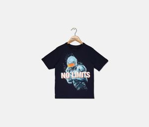 Kids Boys Short Sleeve T Shirt  Navy Blue