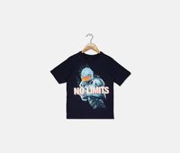Kids Boys Short Sleeve T Shirt  Navy Blue - thumbnail