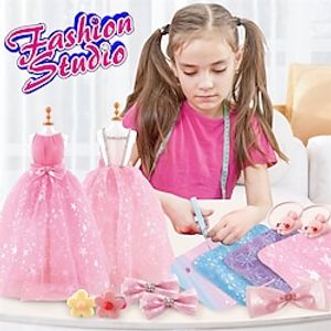 DIY Handmade Materials for Children including Puzzle Girl Toy Design Doll Clothing Creative Production Gifts Lightinthebox
