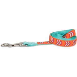 Aspen Pet Lead Rubber - Chvrn Orange - 3/4" x 6'