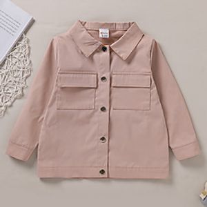 Kids Girls' Shirt Long Sleeve Horse Animal Print Khaki Children Tops Summer Active Regular Fit 3-6 Years Lightinthebox