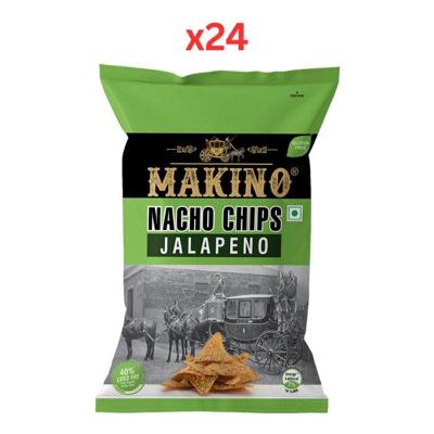 Makino Nacho Chips Jalapeno 150g (Pack Of 24)