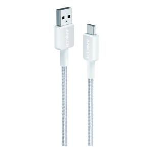 Anker 322 USB-A to USB-C Cable (Braided 3ft - White