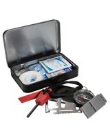 Dorcy Life Gear First Aid plus Survival Kit Adventure Essentials Tin - thumbnail