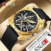 Men Quartz Watch Luxury Fashion Casual Business Luminous Calendar Chronograph Waterproof Silicone Watch Lightinthebox