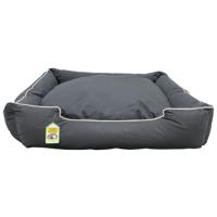 Nutrapet L-97Cm W-82Cm H-28Cm W/R Lounger Bed Black L