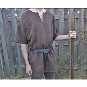 Warrior Punk  Gothic Medieval Renaissance 17th Century Blouse  Shirt Men's Costume Vintage Cosplay Party Blouse Lightinthebox