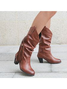 Women's Fashion Thick Heel Boots