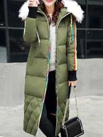 Casual Warm Winter Hooded Long Coat - thumbnail