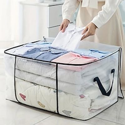 Simple Large Capacity Storage Bag, Lightweight Zipper Organizer, Waterproof  Dustproof Bag Lightinthebox