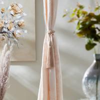 Textured Rope Curtain Tieback with Tassel