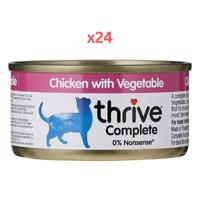 Thrive Complete Cat Chicken With Vegetable Wet Food-24X75gm