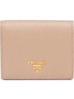 Prada logo wallet - NEUTRALS