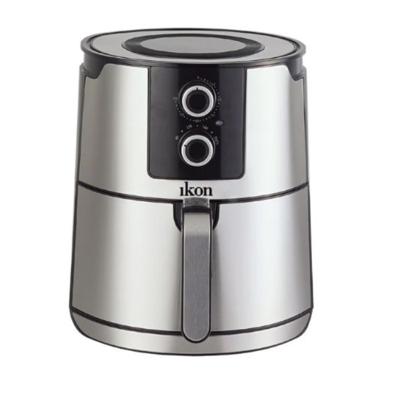 Ikon Air Fryer 6.5 Liter, Black/Silver - IK-AF605Y