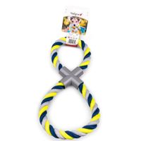 Vadigran Cotton Rope 8-Shaped Blue-Yellow 250G 35Cm