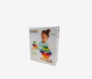 Clock Wooden Construction Kit  Green Combo