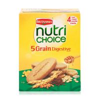Britannia Nutri Choice 5 Grain Biscuit 200gm - thumbnail