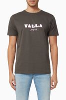 "Yalla/ Let's Go" T-shirt in Combed Organic Cotton - thumbnail