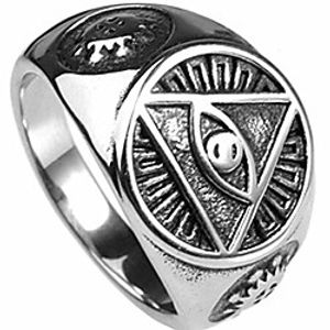 stainless steel all seeing eye of god ring (6) Lightinthebox