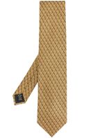 Ermenegildo Zegna fan patterned tie - GOLD - thumbnail