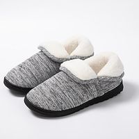 Mens Womens Slipper Adjustable House Shoes for Diabetic Warm Comfy House Slippers with Memory Foam, Indoor Outdoor Ankle Pantuflas with Rubber Sole, Warm Gifts for Winter miniinthebox - thumbnail