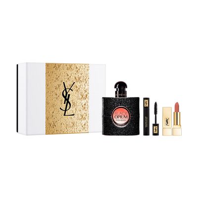 Black Opium Eau De Parfum Holiday + Minis Gift Set Black Opium Eau De Parfum Holiday + Minis Gift Set