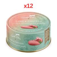 Terra Felis Lamb & Chicken Cat Wet Food 80G (Pack of 12)