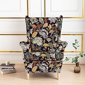 Spandex Armchair Cover for Strandmon Chair, anti-Scratch Stretch Wingback Chair Slipcover, Jacquard Wing Back Chair Cover Removable Machine Washable Lightinthebox