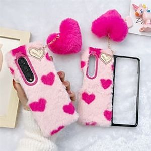 Phone Case For Samsung Galaxy Flip Z Fold 4 Z Fold 3 Flip Full Body Protective Fidget Toys Plush Plush PC miniinthebox