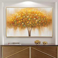 Mintura Handmade Tree Flower Oil Paintings On Canvas Wall Decoration Large Modern Abstract Art Pictures For Home Decor Rolled Frameless Unstretched Painting Lightinthebox