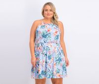 Womens Tula Brushed Knit Dress  Blue Combo - thumbnail