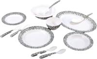 Royalford Melamine Ware 45 Pieces Dinner Set - RF6718