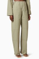 Cocoon Trackpants in Washed Cotton - thumbnail