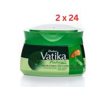 Dabur Vatika, Naturals Nourish And Protect Hair Styling Cream - 140g x 2 x 24