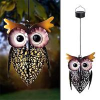 Solar Garden Hanging Lamp Owl Hollow Projection Lamp Outdoor Courtyard Decoration Landscape Light for Gift Decoration Lamp Waterproof Lights 1PC Lightinthebox - thumbnail