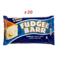 Fudgee Barr Vanilla Cake, 390G Pack Of 10 (UAE Delivery Only)